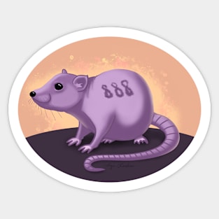 Chinese New Year Rat 2020 Sticker